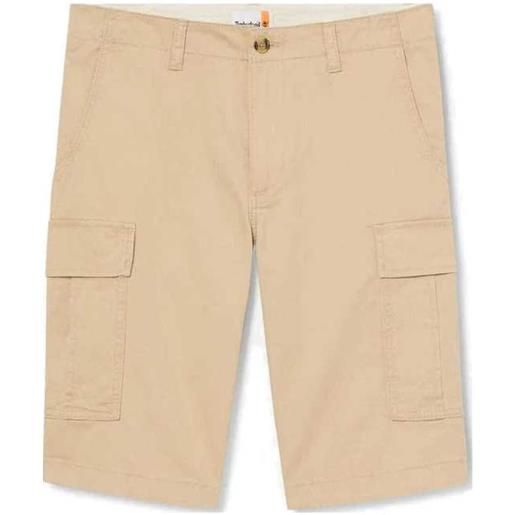 Timberland brookline bermuda cargo uomo cotone beige saafari