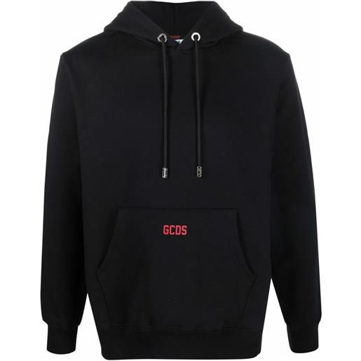 GCDS felpa con cappuccio - nero