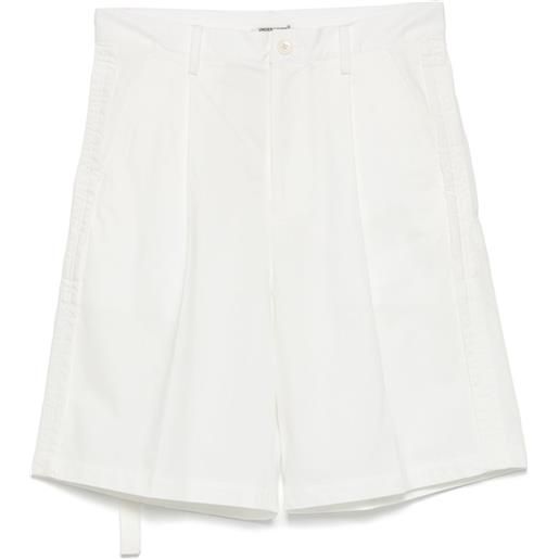 Undercover shorts con tasche oblique - bianco
