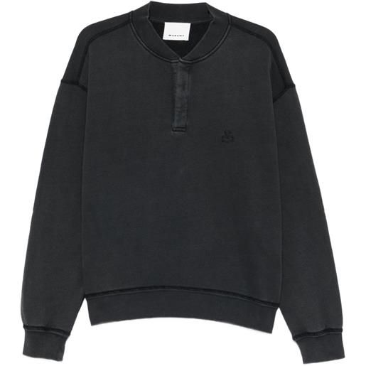 MARANT felpa con ricamo - nero