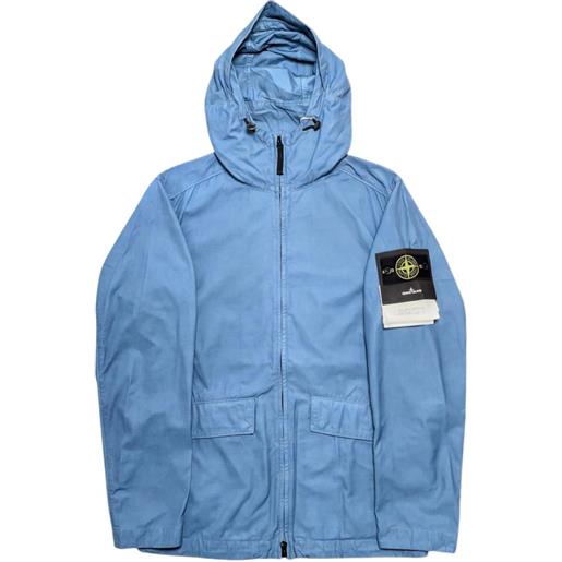 Stone Island giacca batavia con logo - blu