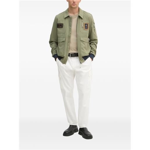 Aeronautica Militare logo-patch military jacket - verde