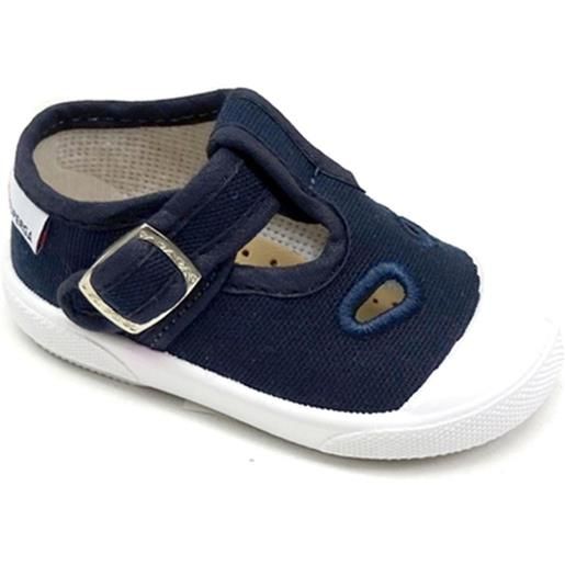 Superga scarina bimbo Superga blu con fibbia