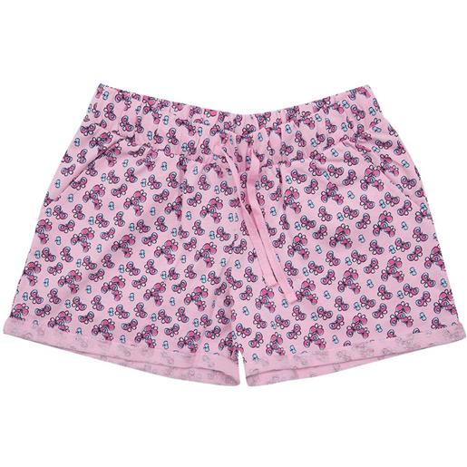 Mawi shorts bimba rosa stampa farfalline