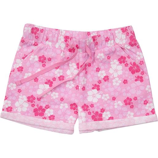 Mawi short jersey bimba rosa floreale