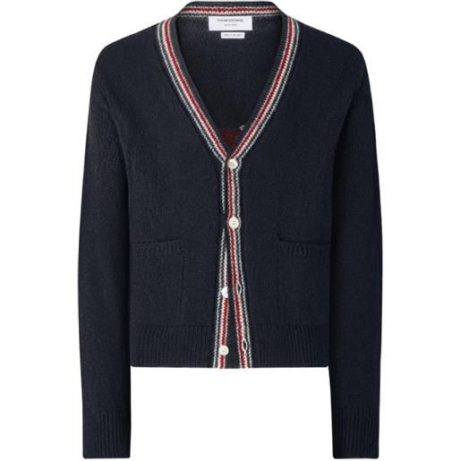 Thom Browne cardigan hector - blu