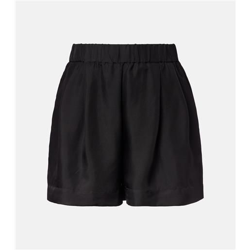 Asceno shorts zurich in twill di seta