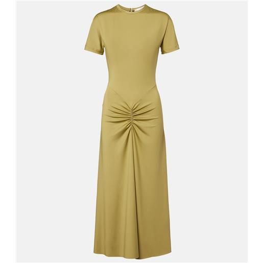 Victoria Beckham abito t-shirt in jersey arricciato