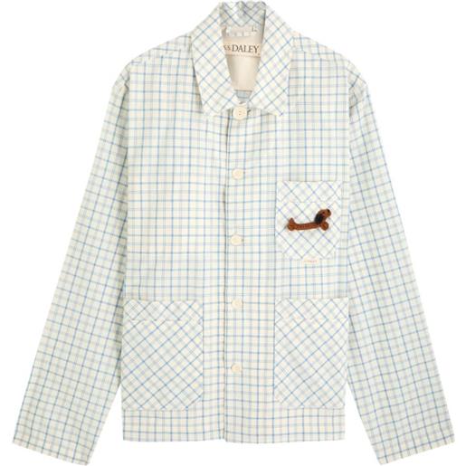 S.S.DALEY camicia clarence a quadri - bianco