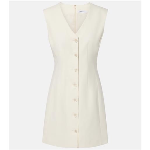 Veronica Beard abito corto devlin in twill di misto cotone