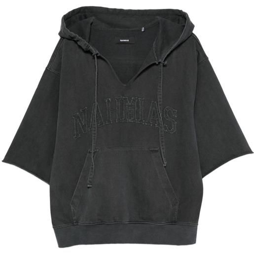 Nahmias felpa con applicazione - grigio