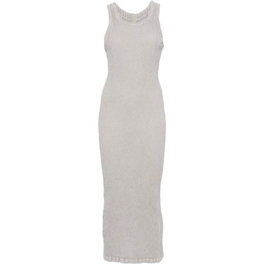 Issey Miyake abito wavelet ensemble grigio chiaro
