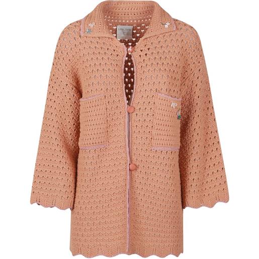 Forte Forte cardigan con decorazione - rosa