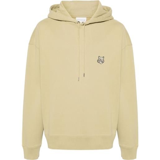 Maison Kitsuné felpa con cappuccio - toni neutri