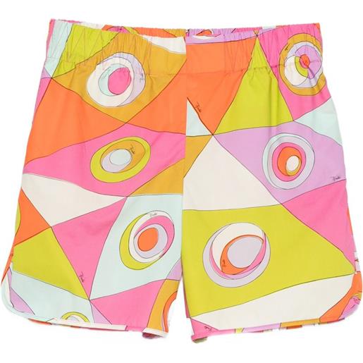 PUCCI shorts con stampa iride - rosa