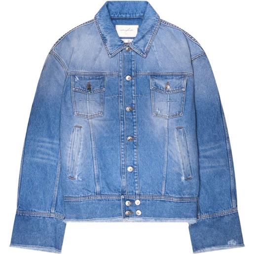 matieres fecales pierre m. Denim jacket - blu