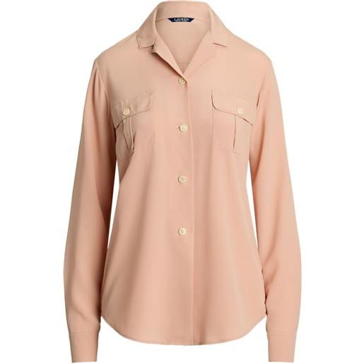 Lauren Ralph Lauren blusa con bottoni - rosa