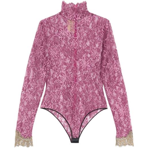 Valentino Garavani body in pizzo - rosa