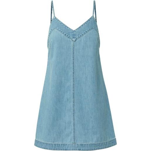 Veronica Beard abito denim chapmond - blu