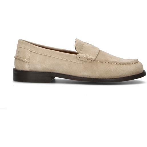 GUESS mocassino uomo beige in suede