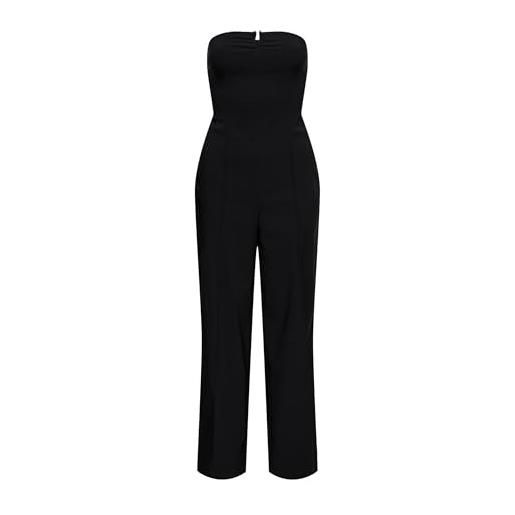ONLY onlfiona bandeau jumpsuit jrs tuta, nero, s donna