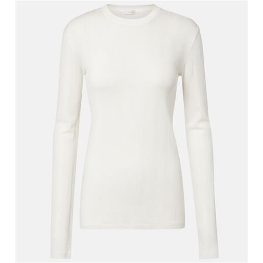 The Row top dantea in jersey di cotone