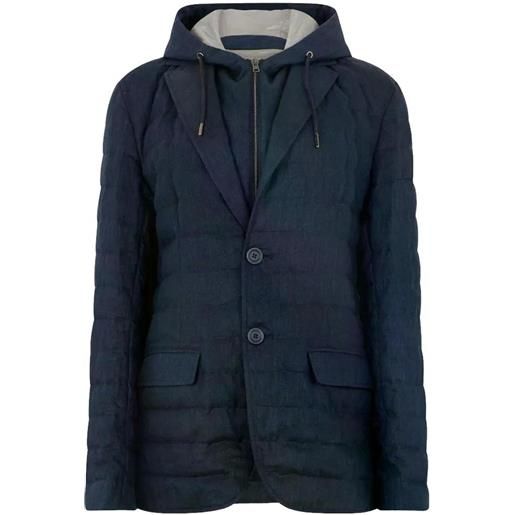 Herno linen quilted jacket