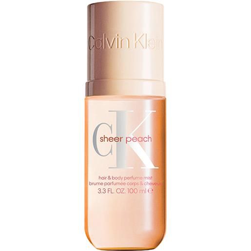 Calvin klein sheer peach 100 ml acqua profumata spray