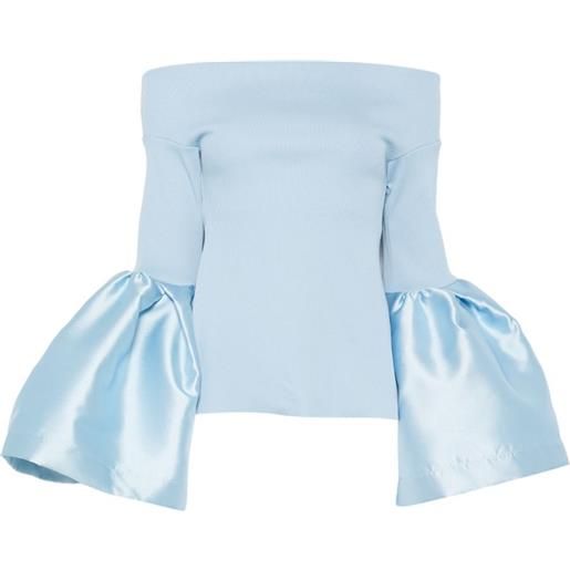 Marques'Almeida off-shoulder blouse - blu