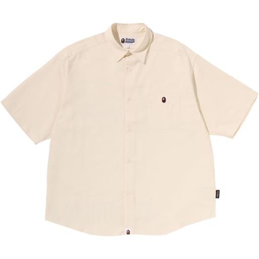 A BATHING APE® t-shirt ape head con logo - toni neutri