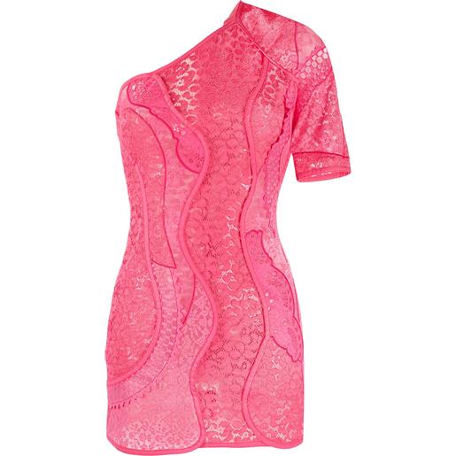 Stella McCartney abito corto monospalla - rosa