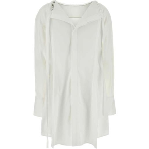 Carven abito corto esperanto con scollo a barca - bianco