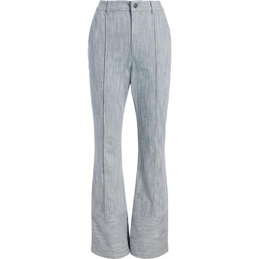 Cinq A Sept jeans evelyn svasati a vita alta - blu