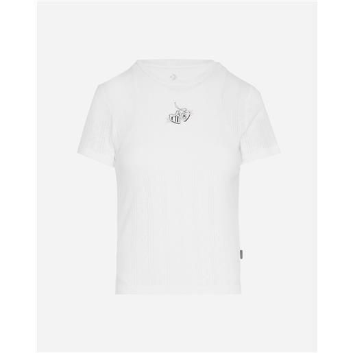 Converse basic w - t-shirt - donna - bianco