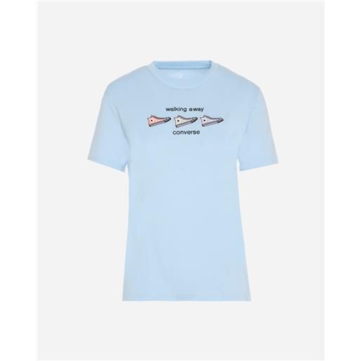Converse basic w - t-shirt - donna - azzurro