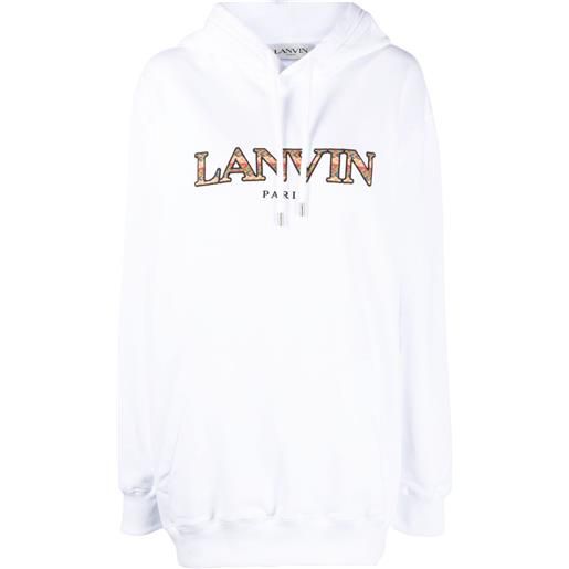 Lanvin felpa con cappuccio - bianco