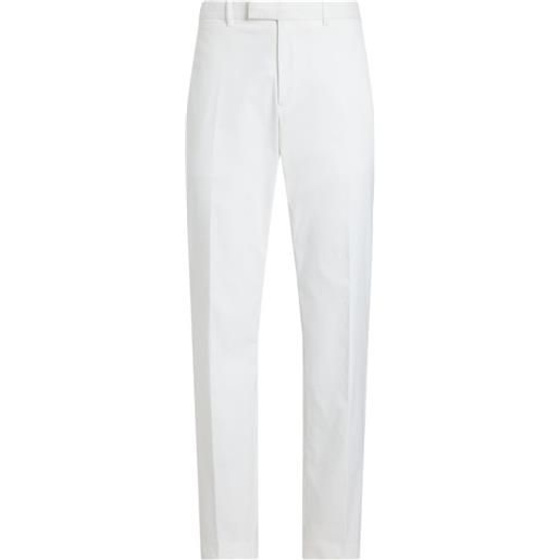 Polo Ralph Lauren pantaloni wimbledon in twill - bianco