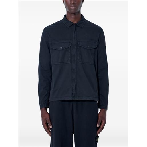 Stone Island camicia con taschino - nero