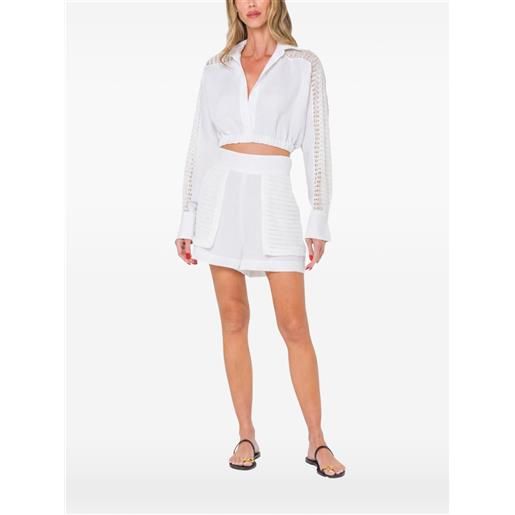 JBQ blusa crop elianne - bianco