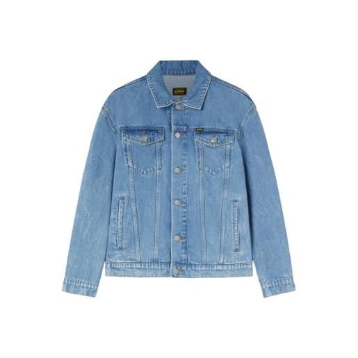 Gas giacca jeans 12 oz fix autentique daddy jacket 251263031179 blu chiaro blu