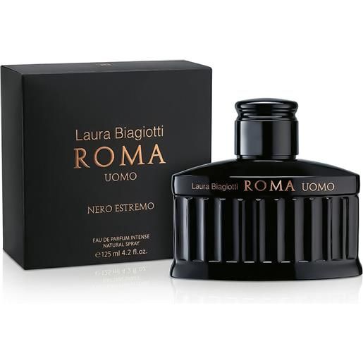Laura Biagiotti roma uomo nero estremo eau de parfum intense (uomo) 125 ml