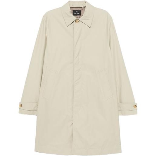 PS Paul Smith cappotto monopetto con bottoni - toni neutri