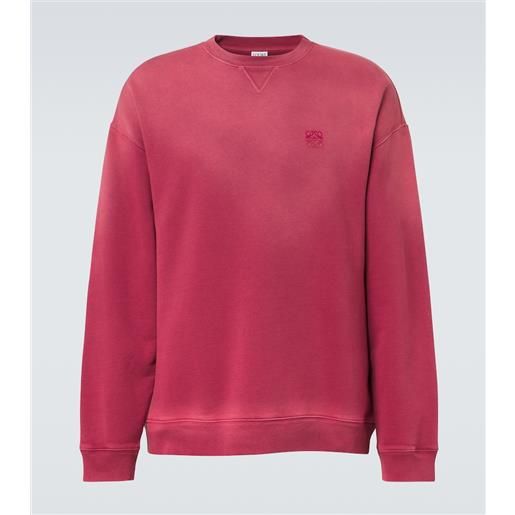 Loewe felpa anagram in jersey di cotone