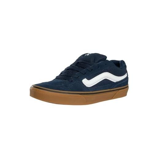 Vans uomo scarpe da ginnastica in pelle scamosciata caldrone, dress blue | scarpe da ginnastica basse alla moda con stile retrò