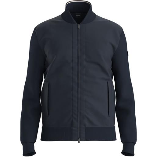 BOSS bomber con zip - blu