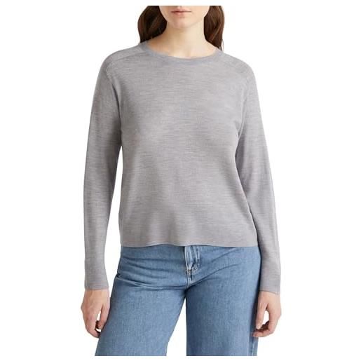 United Colors of Benetton maglia g/c m/l 11ahd10cv maglione donna (pacco da 1)