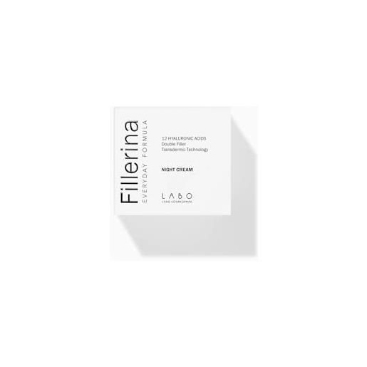 LABO fillerina everyday formula crema notte idratante e rimpolpante texture leggera grado 4 50ml