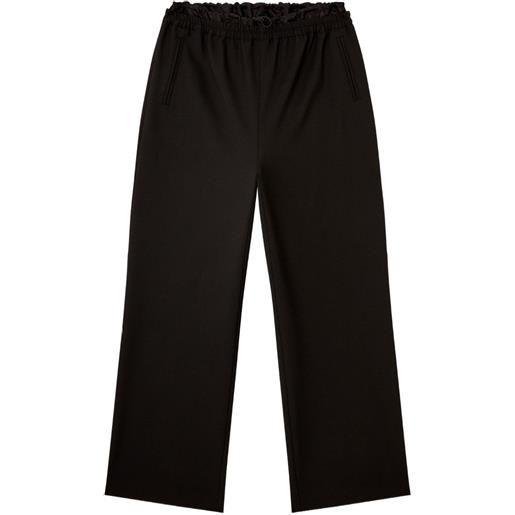 Diesel pantaloni p-yrite-r2 con vita elasticizzata - nero