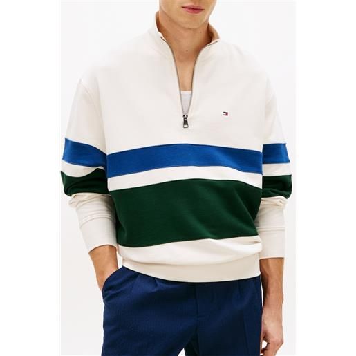 TOMMY HILFIGER felpa relaxed - avorio