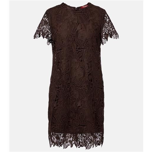 Max Mara abito corto in pizzo di cotone